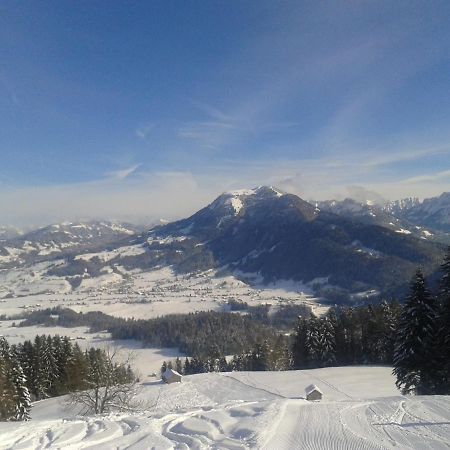Ferienwohnung "Angelikahohe" Schwarzenberg im Bregenzerwald Bagian luar foto