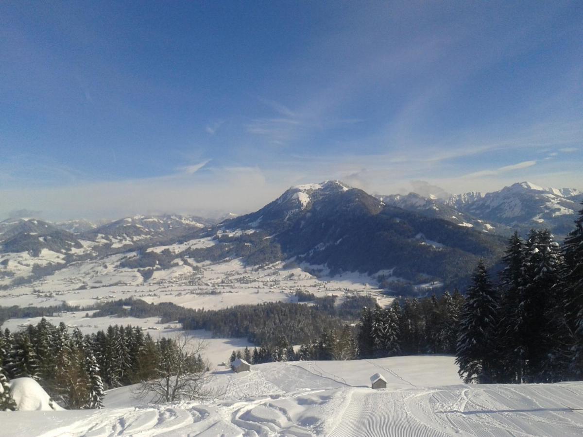 Ferienwohnung "Angelikahohe" Schwarzenberg im Bregenzerwald Bagian luar foto