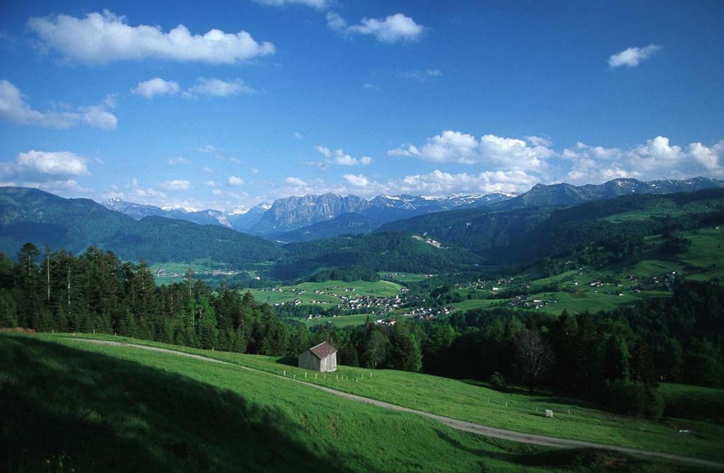 Ferienwohnung "Angelikahohe" Schwarzenberg im Bregenzerwald Bagian luar foto